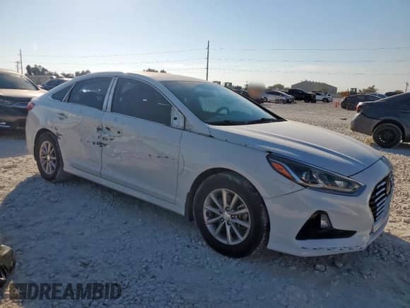 2018 Hyundai Sonata SE with VIN 5NPE24AF0JH619230, listed as a Copart auction lot 82315375 with 107,252 mi miles and Salvage title. Bid and sale history available at DreamBid. Image 4.