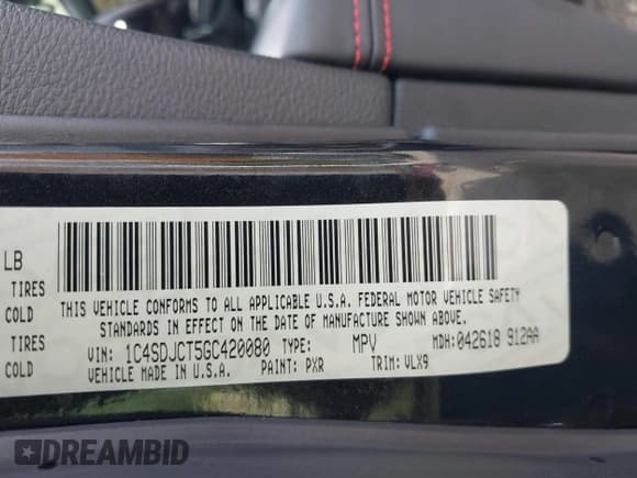 ✅ 2016 Dodge Durango R/T • VIN: 1C4SDJCT5GC420080 • Lot: 43607099. Wystawiony na IAAI z przebiegiem 218 030 mil. Bezpłatny archiwum sprzedaży aukcyjnych z USA i szczegółowy raport historii pojazdu na DreamBid. Zdjęcie 9.