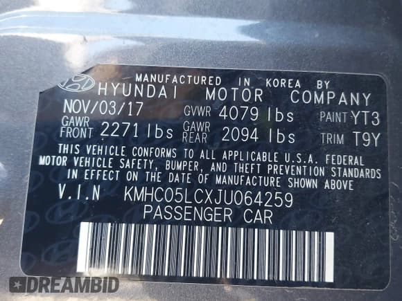 ✅ 2018 Hyundai Ioniq Limited • VIN: KMHC05LCXJU064259 • Lot: 43609318. Wystawiony na IAAI z przebiegiem 92 098 mil. Bezpłatny archiwum sprzedaży aukcyjnych z USA i szczegółowy raport historii pojazdu na DreamBid. Zdjęcie 9.