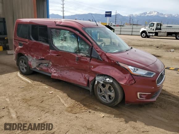 ✅ 2020 Ford Transit Connect Titanium • VIN: NM0GE9G23L1456419 • Lot: 48570785. Wystawiony na Copart z przebiegiem 34 429 mil. Bezpłatny archiwum sprzedaży aukcyjnych z USA i szczegółowy raport historii pojazdu na DreamBid. Zdjęcie 4.