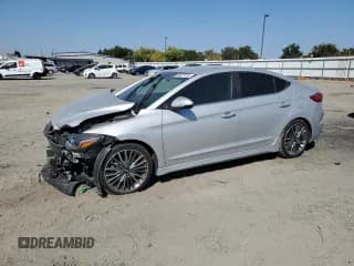 ✅ 2017 Hyundai Elantra Sport • VIN: KMHD04LB1HU359900 • Lot: 80021435. Listed on Copart with 94,083 mi. Free auction sales archive from the USA and detailed vehicle history report at DreamBid. Image 1.