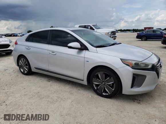 2017 Hyundai Ioniq Limited z VIN KMHC85LC5HU035917, wystawiony jako Copart lot #68335844 z przebiegiem 134 831 mil mil oraz Nie do naprawy • Non repairable. Historia ofert i sprzedaży dostępna na DreamBid. Obrazek 4.