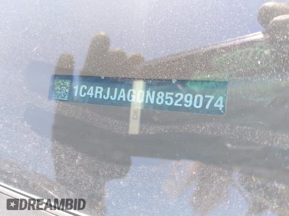 ✅ 2022 Jeep Grand Cherokee Altitude • VIN: 1C4RJJAG0N8529074 • Lot: 42242145. Listed on IAAI with Not provided. Free auction sales archive from the USA and detailed vehicle history report at DreamBid. Image 9.