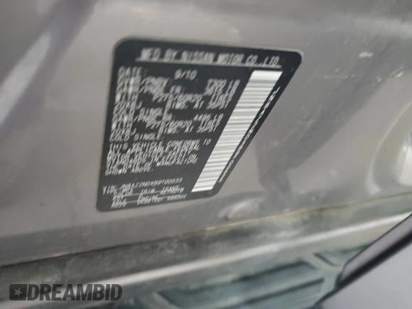 ✅ 2011 Infiniti QX56 8-passenger • VIN: JN8AZ2NDXB9700533 • Lot: 69104755. Listed on Copart with Not provided. Free auction sales archive from the USA and detailed vehicle history report at DreamBid. Image 13.