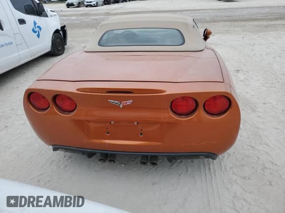 2007 Chevrolet Corvette with VIN 1G1YY36U575104576, listed as a Copart auction lot 76487134 with Not provided miles and Salvage title. Bid and sale history available at DreamBid. Image 6.