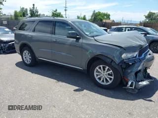 ✅ 2022 Dodge Durango SXT • VIN: 1C4RDJAG4NC230482 • Lot: 42649856. Listed on IAAI with 40,536 mi. Free auction sales archive from the USA and detailed vehicle history report at DreamBid. Image 1.