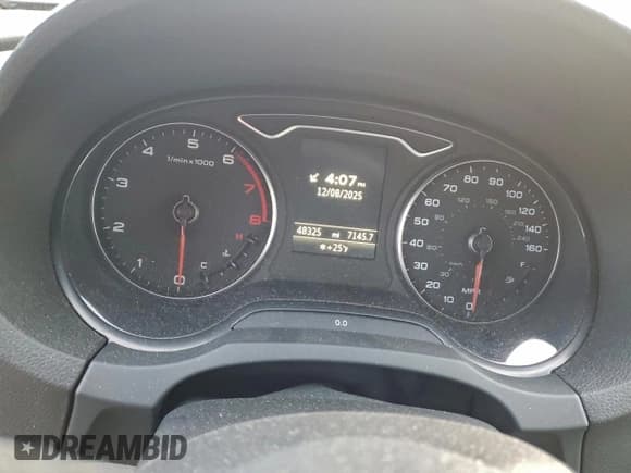 ✅ 2015 Audi A3 • VIN: WAU7FLFF7F1142176 • Lot: 95694275. Listed on Copart with 48,325 mi. Free auction sales archive from the USA and detailed vehicle history report at DreamBid. Image 9.