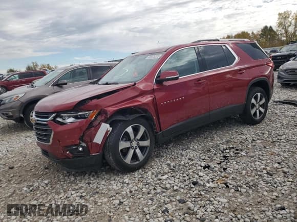 ✅ 2018 Chevrolet Traverse LT • VIN: 1GNEVHKW8JJ173016 • Lot: 82575325. Wystawiony na Copart z przebiegiem 150 228 mil. Bezpłatny archiwum sprzedaży aukcyjnych z USA i szczegółowy raport historii pojazdu na DreamBid. Zdjęcie 1.