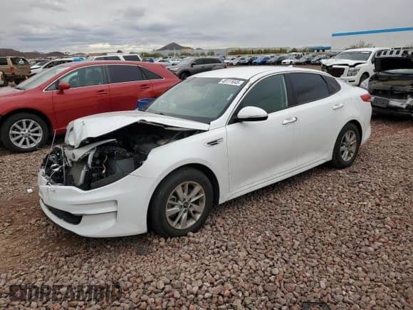 ✅ 2018 Kia Optima S • VIN: 5XXGT4L33JG184210 • Lot: 49111645. Listed on Copart with 155,505 mi. Free auction sales archive from the USA and detailed vehicle history report at DreamBid. Image 1.