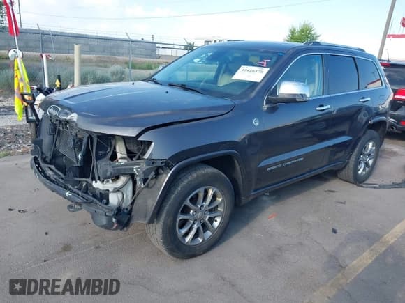 ✅ 2015 Jeep Grand Cherokee Overland • VIN: 1C4RJFCM7FC848289 • Lot: 42416578. Listed on IAAI with Not provided. Free auction sales archive from the USA and detailed vehicle history report at DreamBid. Image 2.