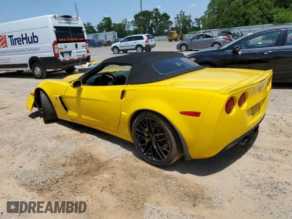 2013 Chevrolet Corvette 427 1SB with VIN 1G1YY3DE9D5701303, listed as a Copart auction lot 56725165 with 82,428 mi miles and Salvage title. Bid and sale history available at DreamBid. Image 2.