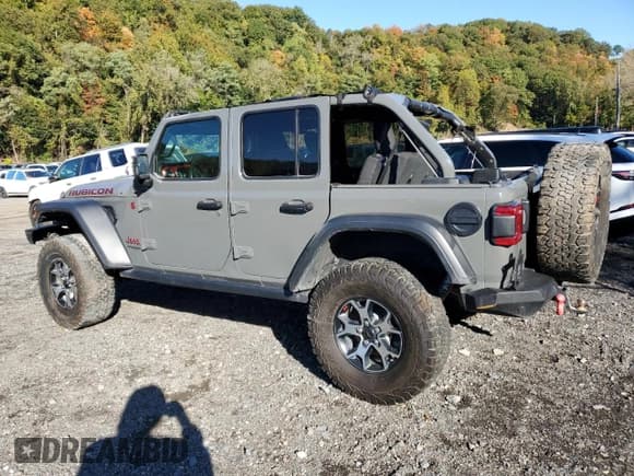 ✅ 2021 Jeep Wrangler Unlimited Rubicon • VIN: 1C4HJXFG8MW573275 • Лот: 85909965. Опубликован ранее на Copart с пробегом 34 956 миль. Бесплатный доступ к архиву аукционных продаж из США и подробный отчёт об истории автомобиля на DreamBid. Изображение 2.