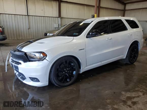 2020 Dodge Durango R/T with VIN 1C4SDJCT2LC348698, listed as a Copart auction lot 86456455 with 55,249 mi miles and Salvage title. Bid and sale history available at DreamBid. Image 1.