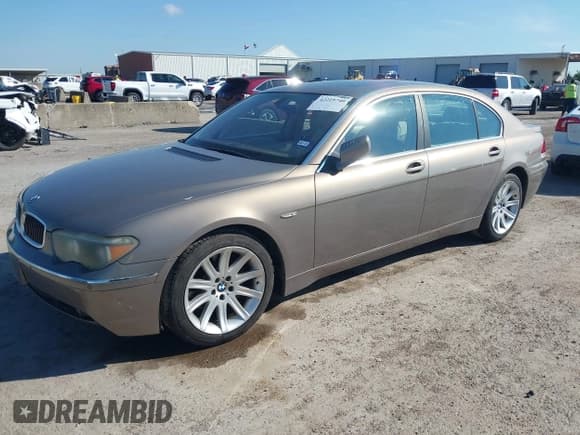 ✅ 2003 BMW 7 Series 745Li • VIN: WBAGN63493DR14954 • Lot: 42219740. Listed on IAAI with 98,342 mi. Free auction sales archive from the USA and detailed vehicle history report at DreamBid. Image 2.