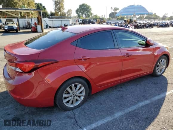2014 Hyundai Elantra SE z VIN KMHDH4AE6EU167082, wystawiony jako Copart lot #91075365 z przebiegiem Nie podano mil oraz Szkoda całkowita • Salvage title. Historia ofert i sprzedaży dostępna na DreamBid. Obrazek 3.