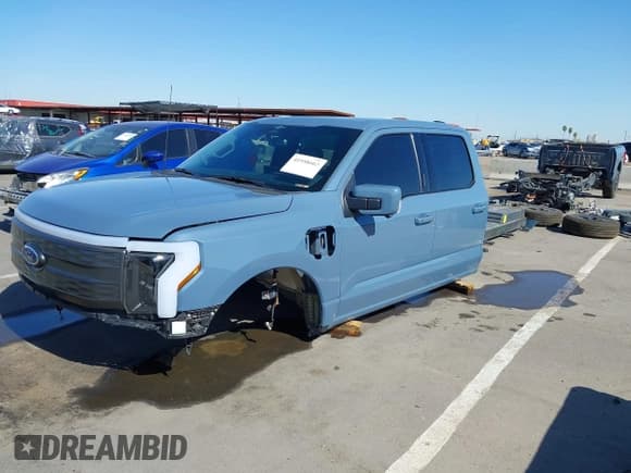 ✅ 2023 Ford F-150 Lightning Pro • VIN: 1FT6W1EV0PWG50635 • Lot: 41958663. Listed on IAAI with Not provided. Free auction sales archive from the USA and detailed vehicle history report at DreamBid. Image 20.