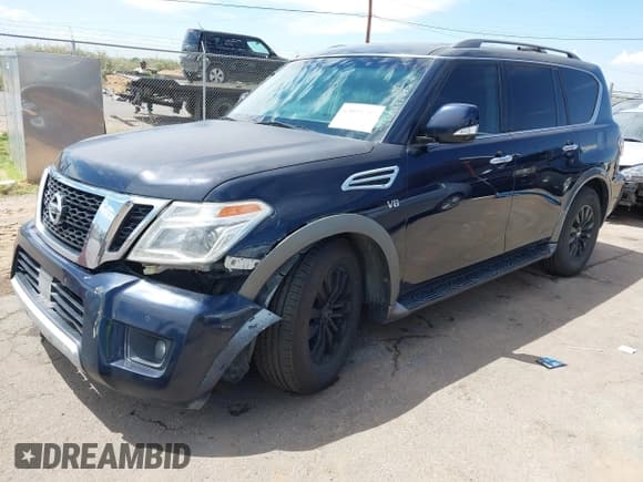 ✅ 2018 Nissan Armada SV • VIN: JN8AY2ND6J9054358 • Lot: 43055757. Listed on IAAI with 130,199 mi. Free auction sales archive from the USA and detailed vehicle history report at DreamBid. Image 17.