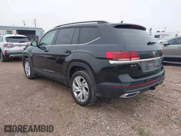 ✅ 2021 Volkswagen Atlas SE • VIN: 1V2JR2CA4MC592208 • Lot: 43076867. Listed on IAAI with 70,995 mi. Free auction sales archive from the USA and detailed vehicle history report at DreamBid. Image 3.