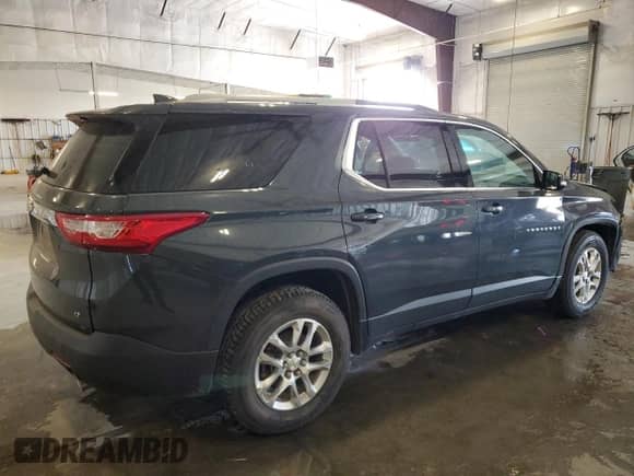 2018 Chevrolet Traverse LT Cloth z VIN 1GNERGKW0JJ218304, wystawiony jako Copart lot #84930735 z przebiegiem 64 768 mil mil oraz Szkoda całkowita • Salvage title. Historia ofert i sprzedaży dostępna na DreamBid. Obrazek 3.