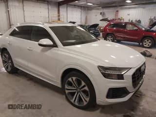 ✅ 2019 Audi Q8 Prestige • VIN: WA1CVAF13KD007115 • Lot: 43524660. Listed on IAAI with 114,678 mi. Free auction sales archive from the USA and detailed vehicle history report at DreamBid. Image 1.