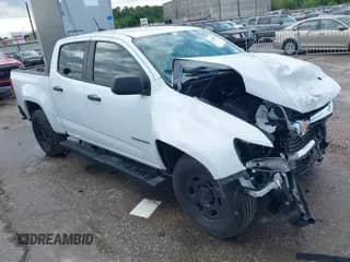 2020 Chevrolet Colorado 2WD Work Truck with VIN 1GCGSBEA8L1238361, listed as a IAAI auction lot 42225915 with 76,540 mi miles and . Bid and sale history available at DreamBid. Image 1.