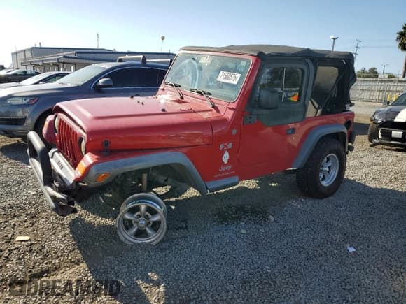 ✅ 2004 Jeep Wrangler X • VIN: 1J4FA39S14P763195 • Lot: 71560575. Wystawiony na Copart z przebiegiem 76 535 mil. Bezpłatny archiwum sprzedaży aukcyjnych z USA i szczegółowy raport historii pojazdu na DreamBid. Zdjęcie 1.