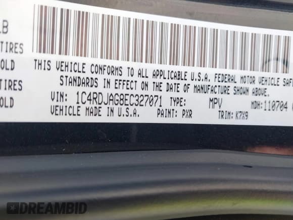 ✅ 2014 Dodge Durango SXT • VIN: 1C4RDJAG8EC327071 • Lot: 43171093. Wystawiony na IAAI z przebiegiem 87 768 mil. Bezpłatny archiwum sprzedaży aukcyjnych z USA i szczegółowy raport historii pojazdu na DreamBid. Zdjęcie 9.