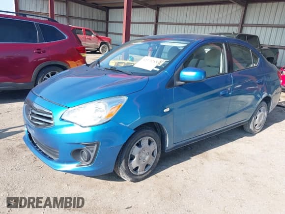 ✅ 2019 Mitsubishi Mirage ES • VIN: ML32F3FJXKHF12674 • Lot: 42373288. Listed on IAAI with 52,274 mi. Free auction sales archive from the USA and detailed vehicle history report at DreamBid. Image 2.