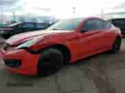 2012 Hyundai Genesis Coupe 2.0T with VIN KMHHT6KDXCU076573, listed as a Copart auction lot 82363204 with 101,333 mi miles and Clean title. Bid and sale history available at DreamBid. Image 1.