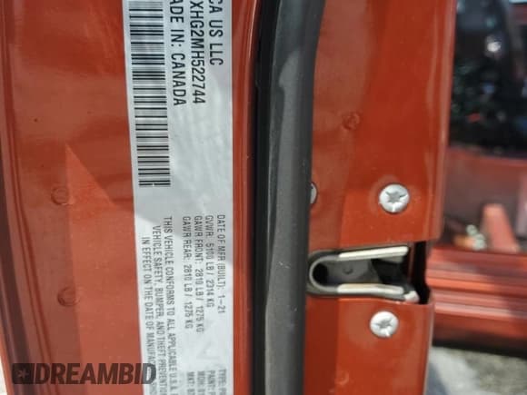 ✅ 2021 Dodge Charger GT • VIN: 2C3CDXHG2MH522744 • Lot: 65721915. Wystawiony na Copart z przebiegiem Nie podano. Bezpłatny archiwum sprzedaży aukcyjnych z USA i szczegółowy raport historii pojazdu na DreamBid. Zdjęcie 12.