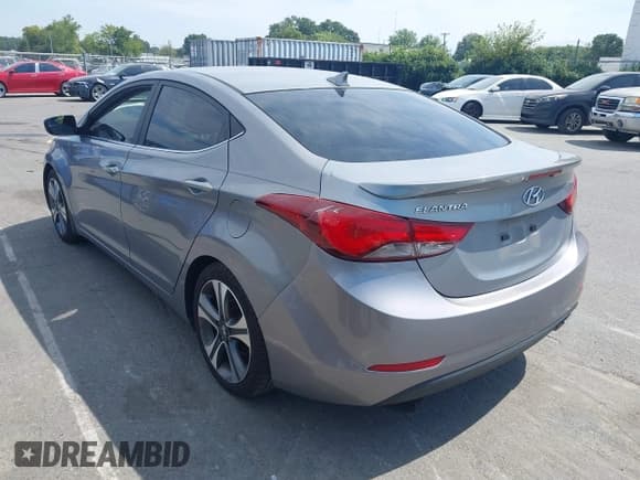 ✅ 2015 Hyundai Elantra Sport • VIN: KMHDH4AH8FU371877 • Lot: 43105376. Listed on IAAI with 176,182 mi. Free auction sales archive from the USA and detailed vehicle history report at DreamBid. Image 3.