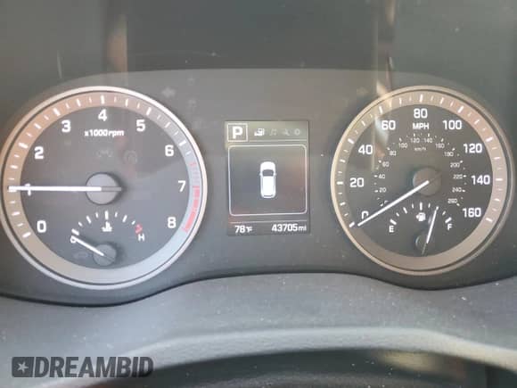 2017 Hyundai Tucson SE with VIN KM8J23A49HU537256, listed as a Copart auction lot 89659985 with 43,705 mi miles and Salvage title. Bid and sale history available at DreamBid. Image 9.