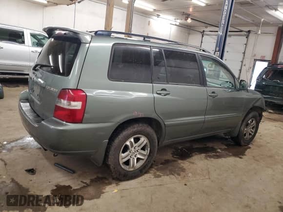 2007 Toyota Highlander w/3rd Row с VIN JTEDD21A670169468, выставлен на аукционе Copart как лот 86646484 с пробегом 210 519 миль миль и Списание • Salvage title. История ставок и продаж доступна на DreamBid. Изображение 3.