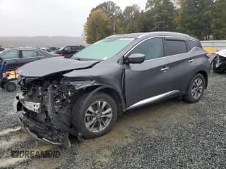 ✅ 2017 Nissan Murano SL • VIN: 5N1AZ2MG4HN160728 • Лот: 90605805. Опубликован ранее на Copart с пробегом 109 825 миль. Бесплатный доступ к архиву аукционных продаж из США и подробный отчёт об истории автомобиля на DreamBid. Изображение 1.