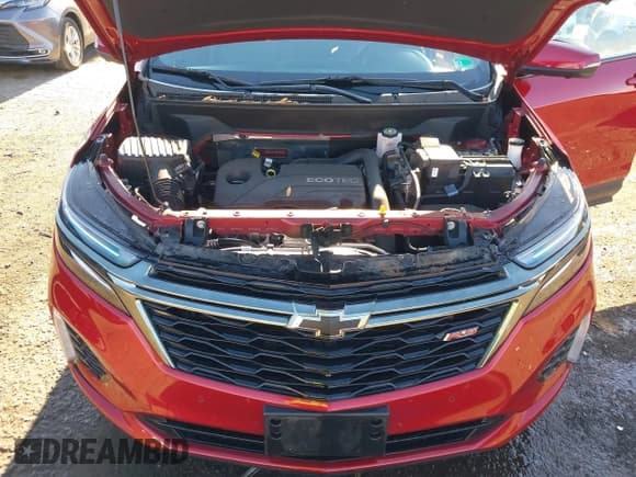 ✅ 2022 Chevrolet Equinox RS • VIN: 2GNAXWEV0N6106459 • Lot: 43542746. Listed on IAAI with 59,415 mi. Free auction sales archive from the USA and detailed vehicle history report at DreamBid. Image 10.