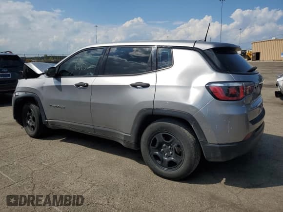 ✅ 2020 Jeep Compass Sport • VIN: 3C4NJCABXLT230303 • Lot: 68456155. Listed on Copart with 75,561 mi. Free auction sales archive from the USA and detailed vehicle history report at DreamBid. Image 2.