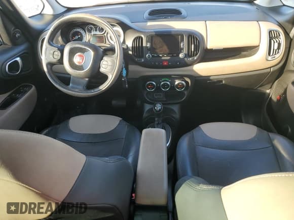✅ 2017 FIAT 500L Lounge • VIN: ZFBCFACH5HZ039602 • Lot: 43991785. Listed on Copart with 120,918 mi. Free auction sales archive from the USA and detailed vehicle history report at DreamBid. Image 8.