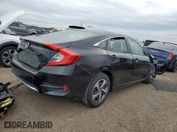 ✅ 2020 Honda Civic LX • VIN: 2HGFC2F66LH584690 • Лот: 85754335. Опубликован ранее на Copart с пробегом Не указан. Бесплатный доступ к архиву аукционных продаж из США и подробный отчёт об истории автомобиля на DreamBid. Изображение 3.