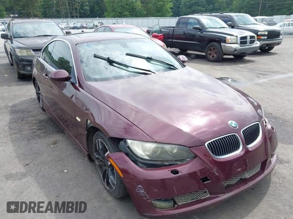 ✅ 2009 BMW 3 Series 335i • VIN: WBAWB735X9P045128 • Lot: 42449269. Listed on IAAI with 190,880 mi. Free auction sales archive from the USA and detailed vehicle history report at DreamBid. Image 1.