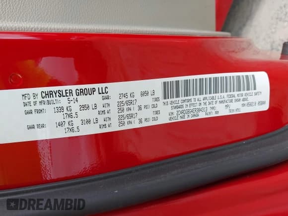 ✅ 2014 Dodge Grand Caravan SE • VIN: 2C4RDGBG4ER384313 • Lot: 42806266. Wystawiony na IAAI z przebiegiem 142 694 mil. Bezpłatny archiwum sprzedaży aukcyjnych z USA i szczegółowy raport historii pojazdu na DreamBid. Zdjęcie 9.