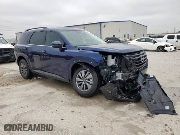 2025 Nissan Pathfinder SV with VIN 5N1DR3BA5SC232833, listed as a Copart auction lot 71024345 with 1,475 mi miles and Clean title. Bid and sale history available at DreamBid. Image 4.