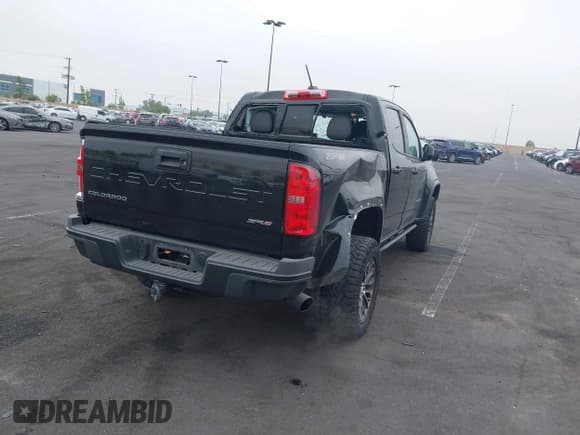 ✅ 2022 Chevrolet Colorado 4WD ZR2 • VIN: 1GCGTEEN0N1110426 • Lot: 42519944. Listed on IAAI with 41,261 mi. Free auction sales archive from the USA and detailed vehicle history report at DreamBid. Image 4.