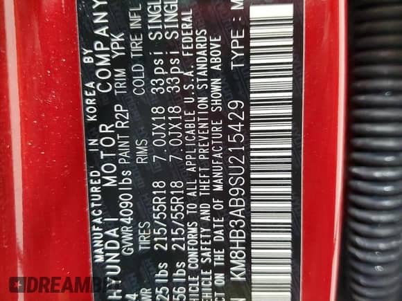 2025 Hyundai Kona SEL with VIN KM8HB3AB9SU215429, listed as a Copart auction lot 90268255 with 21,192 mi miles and Clean title. Bid and sale history available at DreamBid. Image 13.