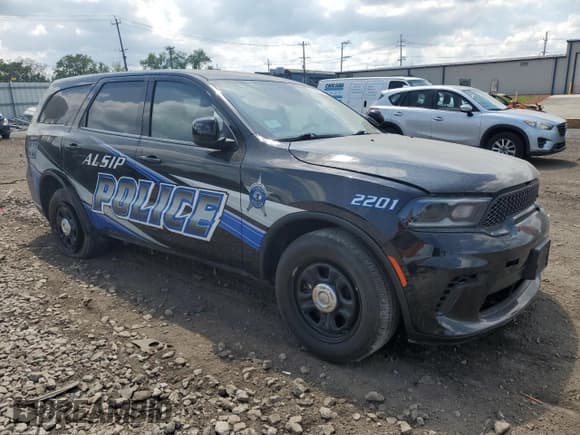 ✅ 2022 Dodge Durango Special Service • VIN: 1C4RDJFG5NC137222 • Lot: 56621435. Listed on Copart with 39,073 mi. Free auction sales archive from the USA and detailed vehicle history report at DreamBid. Image 4.