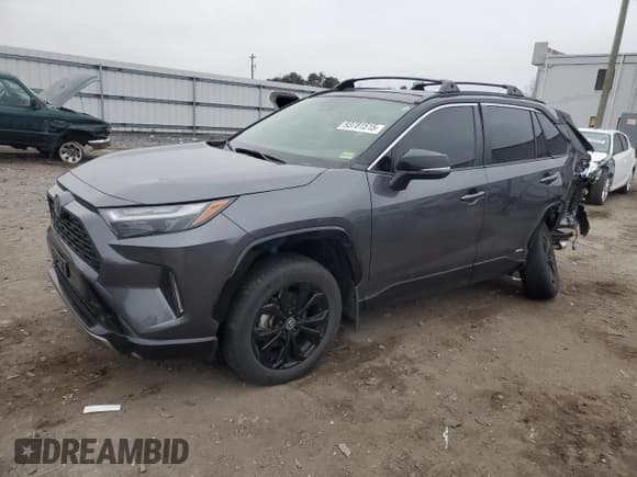 ✅ 2022 Toyota RAV4 Hybrid XSE • VIN: JTME6RFV3ND527963 • Лот: 93781515. Опубликован ранее на Copart с пробегом 41 378 миль. Бесплатный доступ к архиву аукционных продаж из США и подробный отчёт об истории автомобиля на DreamBid. Изображение 1.