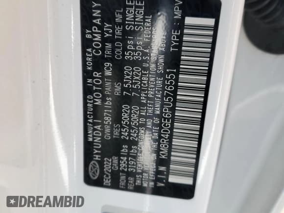 ✅ 2023 Hyundai Palisade SEL • VIN: KM8R4DGE6PU576551 • Лот: 79230924. Опубликован ранее на Copart с пробегом 19 783 миль. Бесплатный доступ к архиву аукционных продаж из США и подробный отчёт об истории автомобиля на DreamBid. Изображение 13.