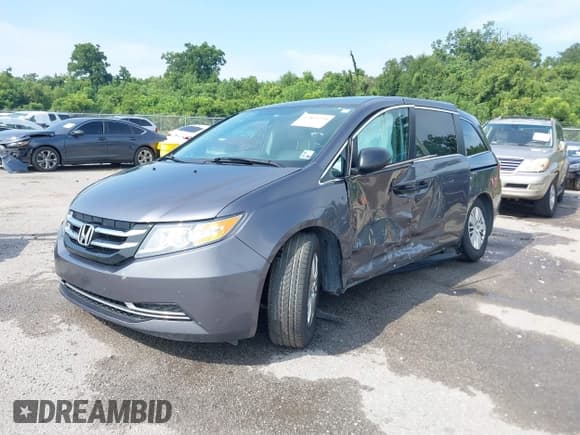 ✅ 2016 Honda Odyssey LX • VIN: 5FNRL5H27GB016841 • Lot: 42863770. Listed on IAAI with 56,299 mi. Free auction sales archive from the USA and detailed vehicle history report at DreamBid. Image 2.