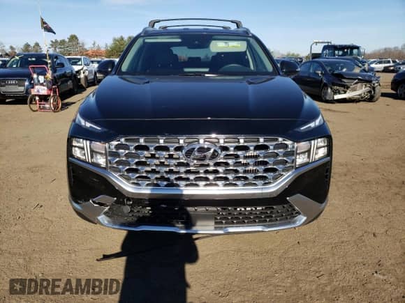 ✅ 2021 Hyundai Santa Fe Blue • VIN: KM8S2DA17MU006650 • Lot: 69803152. Wystawiony na Copart z przebiegiem 17 483 mil. Bezpłatny archiwum sprzedaży aukcyjnych z USA i szczegółowy raport historii pojazdu na DreamBid. Zdjęcie 5.