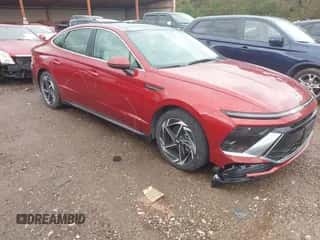 2024 Hyundai Sonata SEL z VIN KMHL14JA9RA350660, wystawiony jako IAAI lot #43565712 z przebiegiem 44 023 mil mil oraz . Historia ofert i sprzedaży dostępna na DreamBid. Obrazek 1.