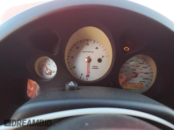 ✅ 2003 Dodge Viper SRT-10 • VIN: 1B3JR65Z73V501755 • Lot: 76250344. Listed on Copart with 43,826 mi. Free auction sales archive from the USA and detailed vehicle history report at DreamBid. Image 9.